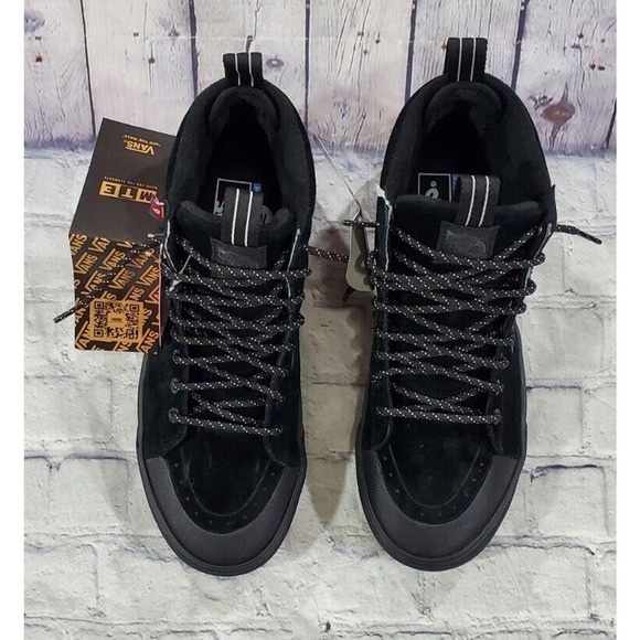 Vans SK8-Hi MTE 2 Black Camo Winter Hiking Boots MENS SIZE 8 - Picture 2 of 9